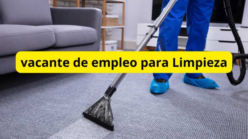 Oportunidad de Empleo para Limpieza en Houston